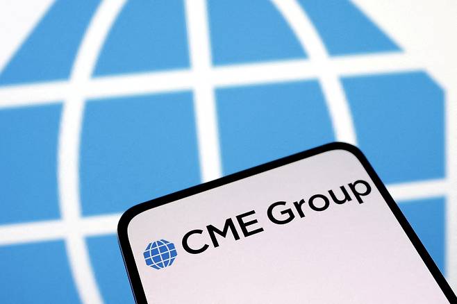 CME그룹 로고. 로이터연합뉴스