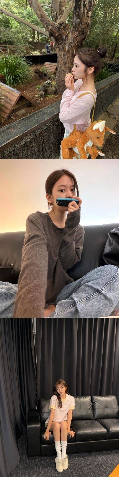 그룹 아이브 멤버 안유진이 호주 일정 비하인드를 공유했다. / 안유진 소셜미디어