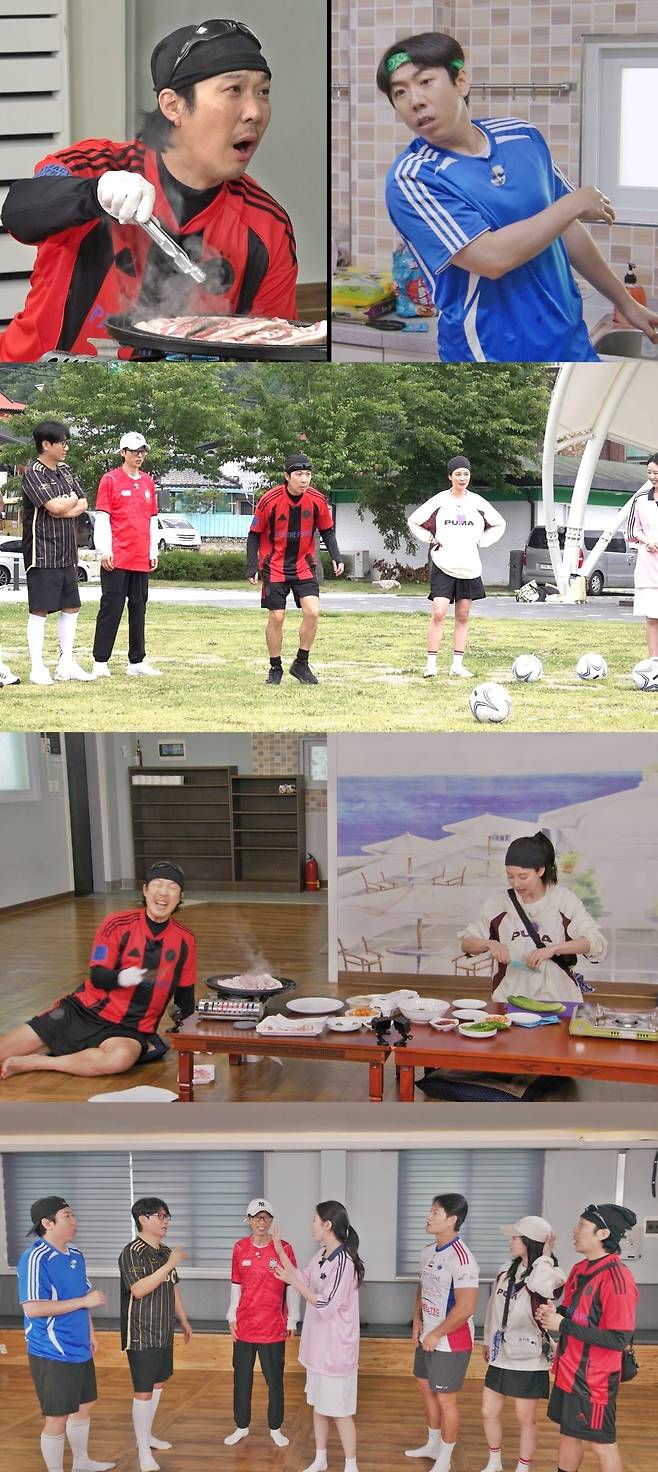 '런닝맨' 멤버들이 기억력과 단합력을 시험하는 대환장 퀴즈 릴레이와 승부차기 미션에 나선다./사진제공=SBS