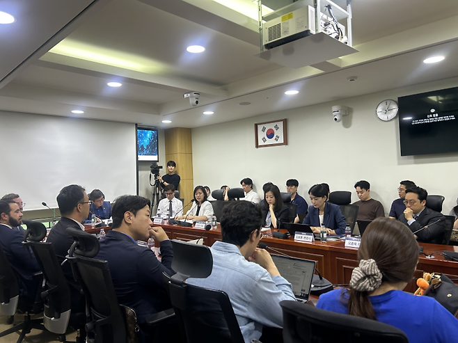22일 여의도 국회 의원회관에서 열린 글로벌 디지털자산 제도화 동향과 대한민국의 입법 방향 세미나. (사진=김연서 기자)