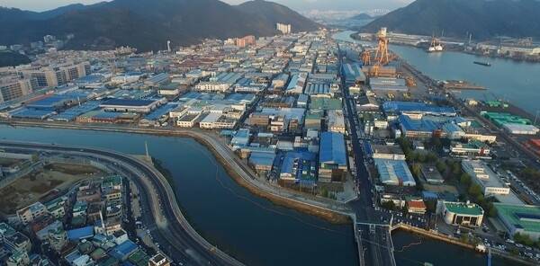 마산자유무역지역 전경. /창원시