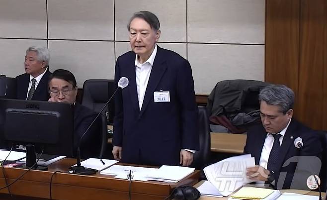 윤석열 전 대통령. (중앙지방법원 제공. 재판매 및 DB 금지) ⓒ 뉴스1
