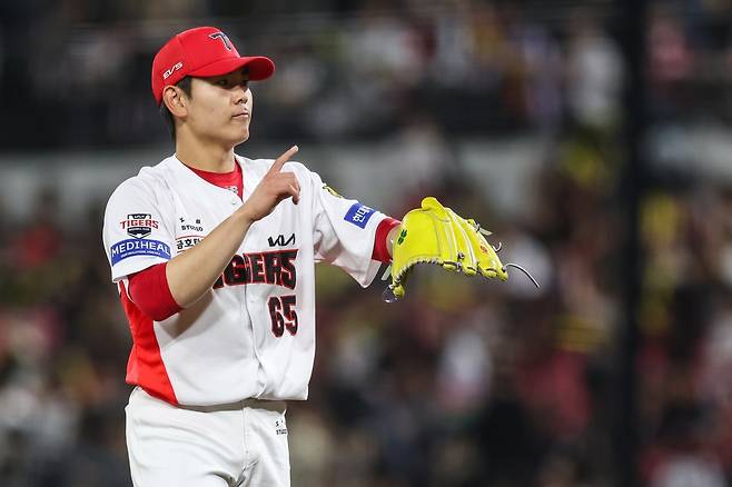KIA 성영탁(사진) 아시안게임에서 절친 KT 원상현의 몫까지 해내려고 한다. 사진제공|KIA 타이거즈