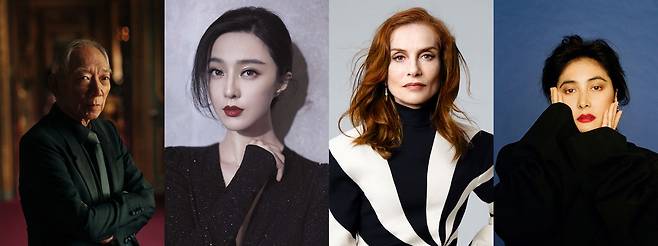 감독 원화평, 배우 판빙빙, 이자벨 위페르, 조시 호 (왼쪽부터, BIFAN 제공)