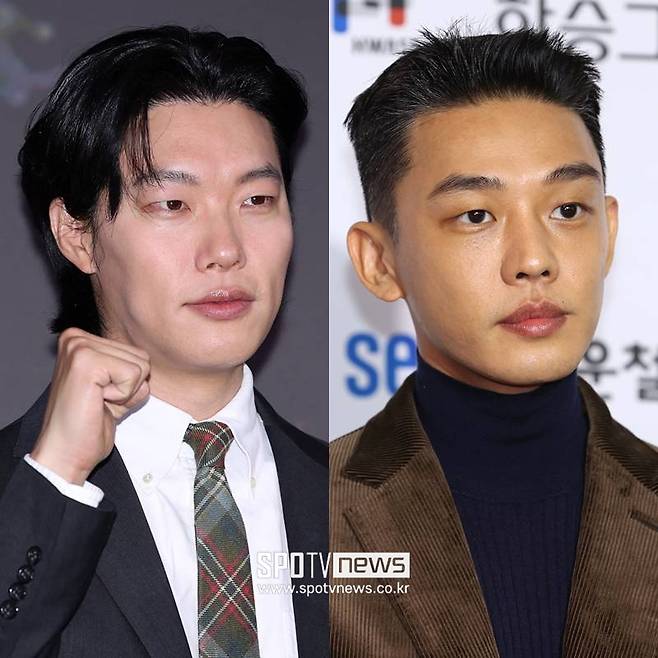 ▲ 류준열(왼쪽), 유아인. ⓒ곽혜미 기자