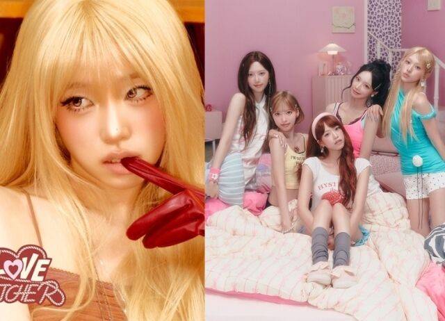 티아라의 '뽀삐뽀삐' 영향을 받은 최예나의 '캐치캐치'(왼쪽), 카라의 '프리티 걸'을 리메이크하는 리센느 / 각 소속사