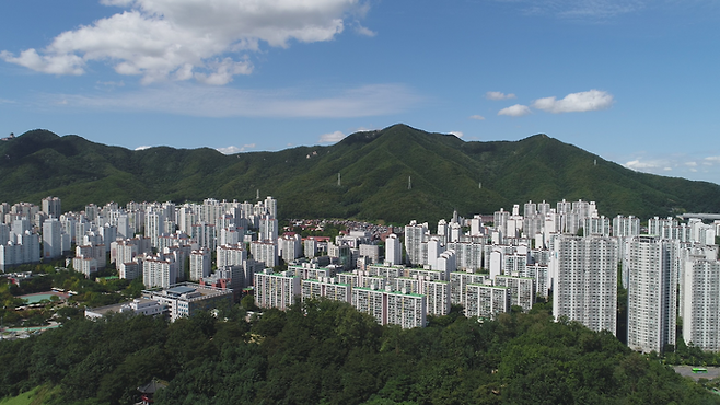 현재 산본신도시 모습. 사진=군포시청