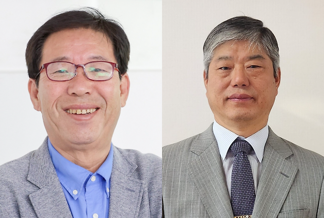 7일 개최된 경기도언론인장학회 2026년 제1차 임시이사회에서 선임된 신임 감사(박흥석 전 언론중재위원회 중재위원, 최맹식 수원화성용인오산지역 공인회계사회 회장). 사진=경기도언론인장학회 제공