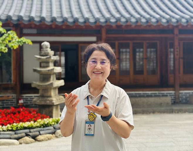 이영숙 대구 중구 근대골목문화해설사. /황인무기자