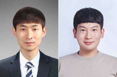 (왼쪽부터) 부산대 노정균 교수, 이재엽 박사과정생.