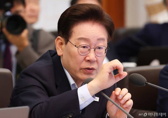 (서울=뉴스1) 허경 기자 = 이재명 대통령이 21일 청와대에서 열린 국무회의에서 발언을 하고 있다. 2026.7.21/뉴스1 Copyright (C) 뉴스1. All rights reserved. 무단 전재 및 재배포, AI학습 이용 금지. /사진=(서울=뉴스1) 허경 기자