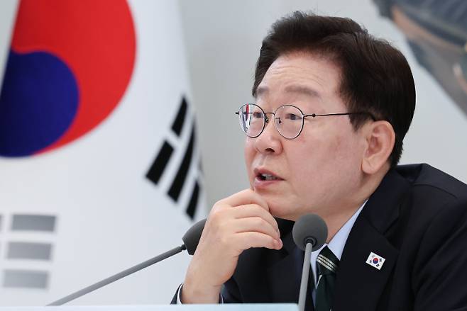발언하는 이재명 대통령. 연합뉴스