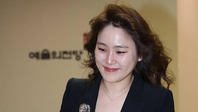 출근하는 장한나 예술의전당 사장. 연합뉴스