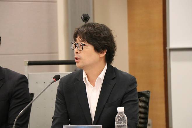 ▲김창우 기후부 물이용정책과 사무관이 24일 서울 중구 대한상공회의소에서 열린 '대한민국 물에너지 산업 포럼 2026'에서 발언하고 있다. 사진= 유병욱 기자