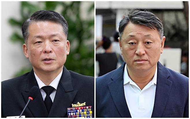 강동길 해군참모총장, 이승오 전 합동참모본부 작전본부장/뉴스1
