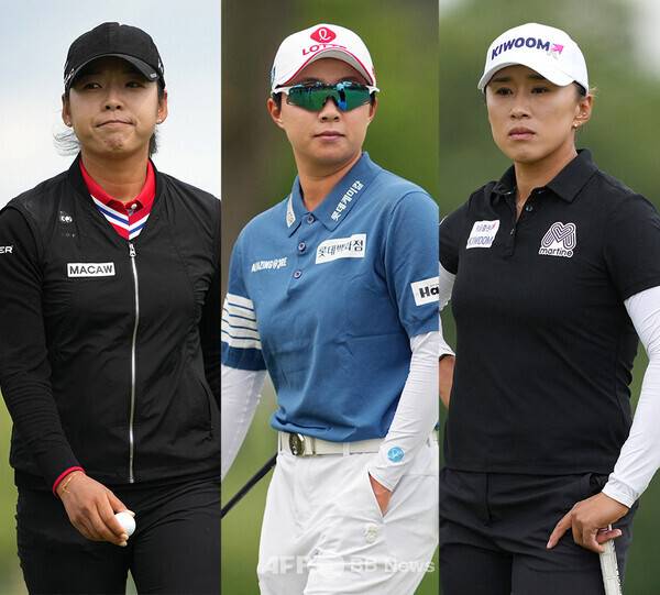 2026년 미국여자프로골프(LPGA) 투어 ISPS 한다 스코틀랜드 여자오픈에 출전한 이미향, 김효주, 양희영 프로. 사진제공=ⓒAFPBBNews = News1 (사진을 무단으로 사용하지 마십시오.)