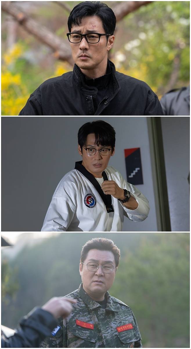 (위에서부터) 소지섭, 최대훈, 윤경호. SBS ‘김부장’ 제공