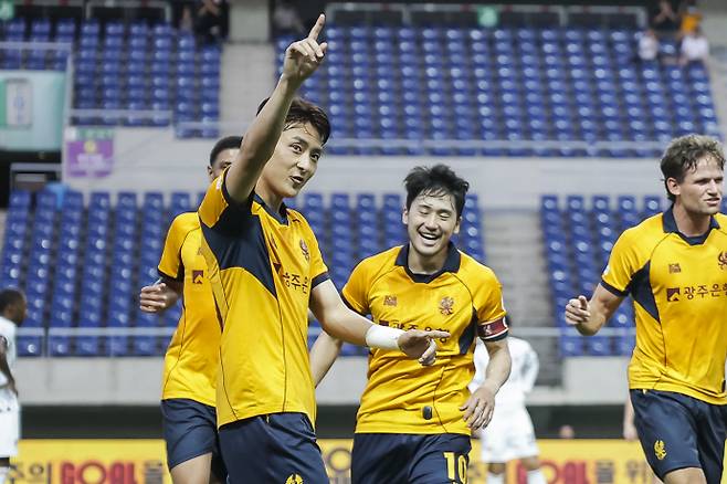광주FC 미드필더 정지훈. /광주FC 제공