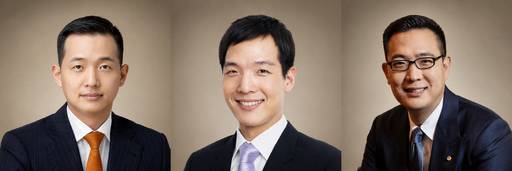 30일 그룹 인사로 승진한 김동관 한화그룹 수석부회장·김동원 한화생명 부회장·김동선 한화비전 사장. /한화그룹