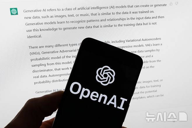 오픈AI의 생성형 인공지능(AI) 모델 챗GPT의 모습 /사진=뉴시스