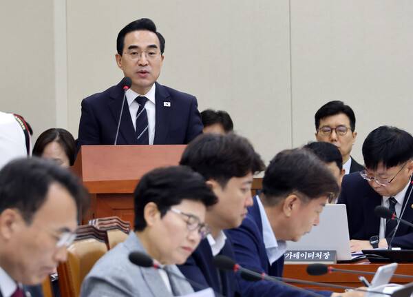 박홍근 기획예산처 장관이 29일 국회에서 열린 재정경제기획위원회 전체회의에서 업무보고를 하고 있다. 2026.7.29. 연합뉴스