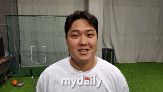 김도환이 8월 5일 대구 삼성 라이온즈파크에서 인터뷰를 하고 있다./대구=김경현 기자