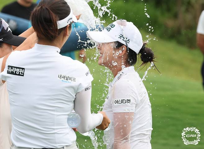 9일 제주삼다수 마스터스에서 우승한 장은수. 사진=KLPGA 제공