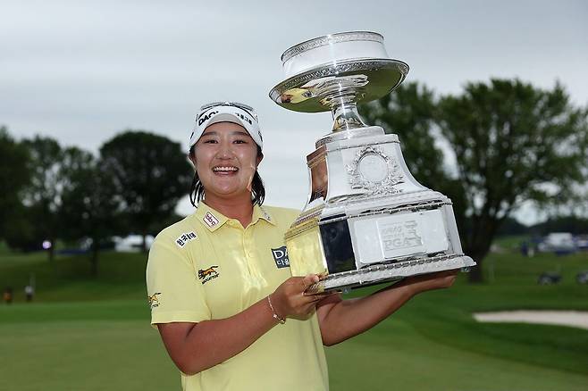 유해란 KPMG 여자 PGA 챔피언십 우승. AFP연합뉴스