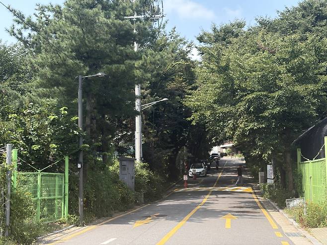 서울 강남구 수서동 그린벨트 지역. 우영탁 기자