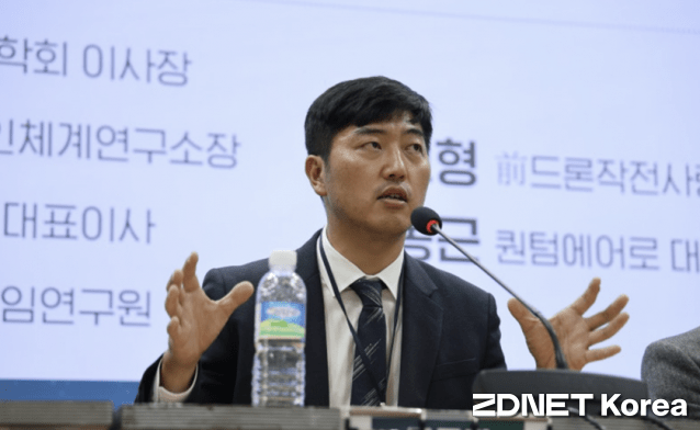 전태균 에스아이에이(SIA) 대표는 ”안두릴처럼 실제 무기와 연결해 행동으로 옮기는 역할을 할 기업은 한국에 잘 보이지 않는다”고 말했다. (사진=지디넷코리아)