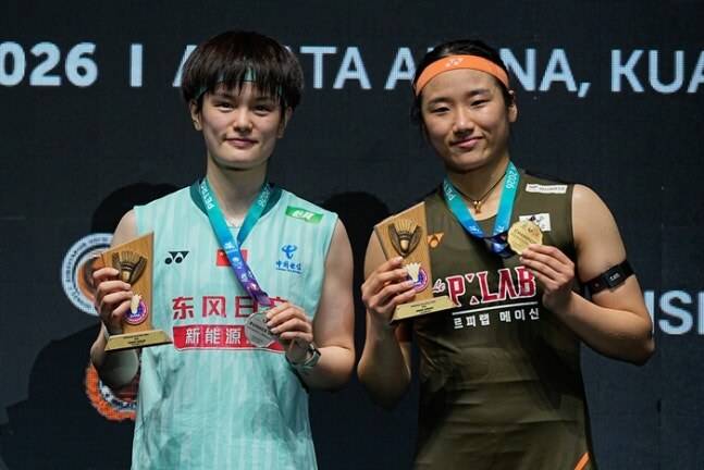 ▲ 세계랭킹이 하락한 왕즈이는 대진표를 따라가면 1위 안세영과 운명적인 4강 맞대결이 기다리고 있다. 물론 높은 벽 안세영을 만나기 위해서는 부진부터 탈출해야 한다. ⓒ 연합뉴스/AP