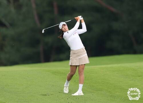 서교림의 최종 라운드 경기 모습. KLPGA 제공