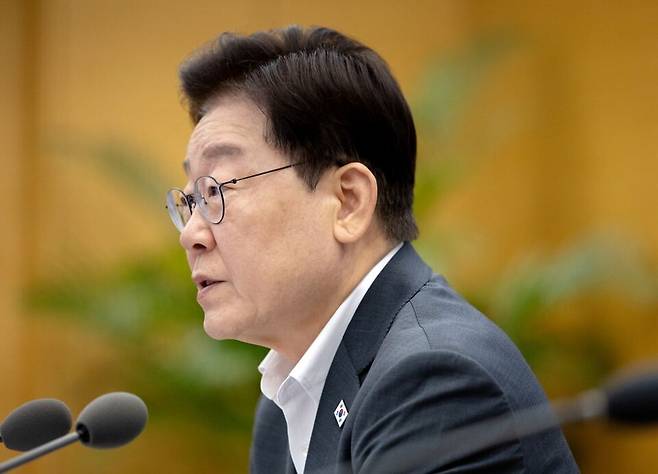 이재명 대통령이 8월21일 청와대에서 열린 국민주권정부 제1차 반부패정책협의회에서 발언하고 있다. ⓒ연합뉴스