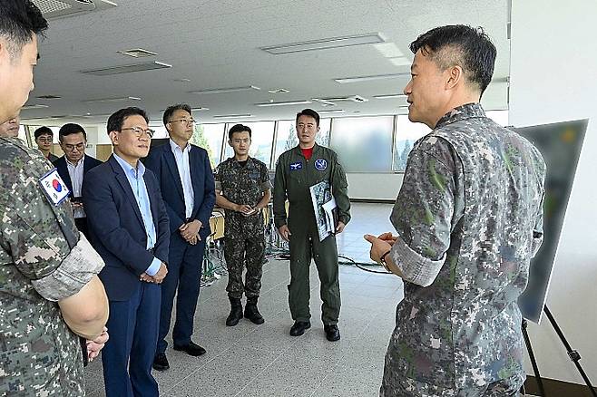 SK하이닉스는 24일 호남권 반도체 클러스터 부지를 현장 점검 했다. 전남광주통합특별시 제공