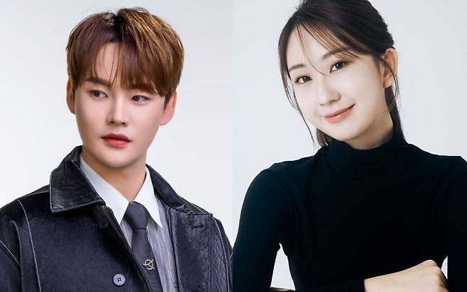 ▲ ‘2026 KSI 국민트로트스타 상반기 결산 어워즈’ 결선에서 남녀부 각각 1위를 달리는 박서진(왼쪽사진)과 전유진. 제공|장구의신 엔터테인먼트, 제이레이블