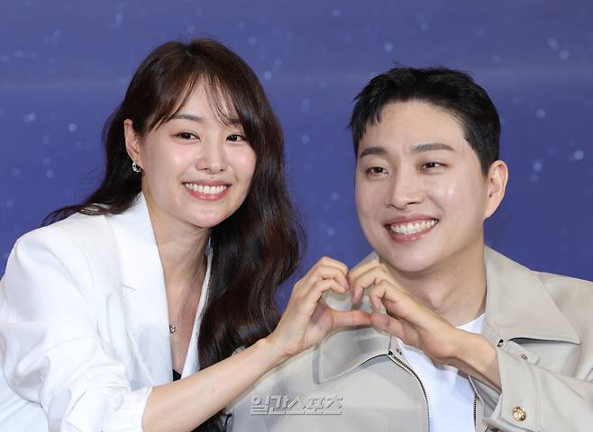 송지은, 박위 부부 / 사진=서병수 기자 qudtn@edaily.co.kr