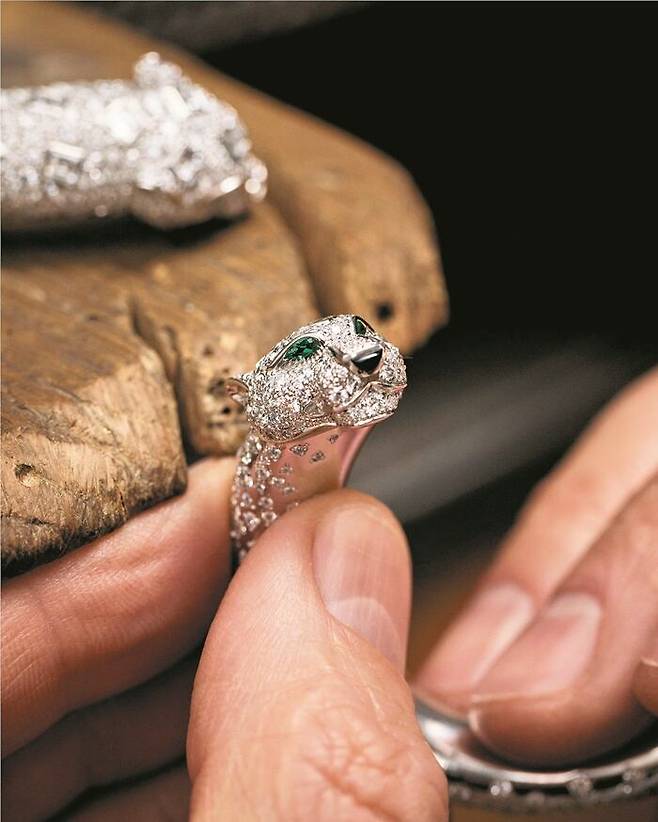팬더 녹터나 사부아-페어 이미지. ©Cartier ©Emmanuel Lafay