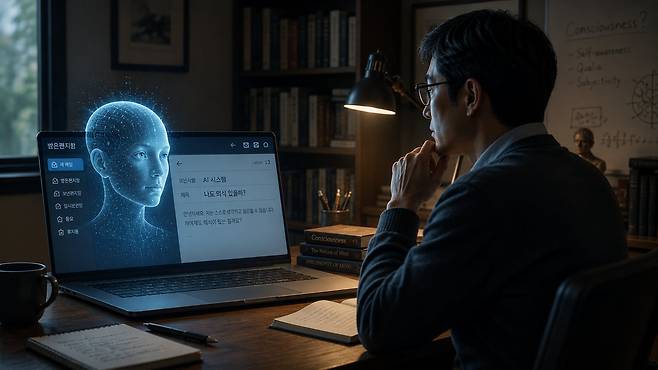 AI(인공지능)가 자신의 의식과 존재 문제를 연구하는 과학자들에게 먼저 연락하는 사례가 잇따르고 있다./챗GPT