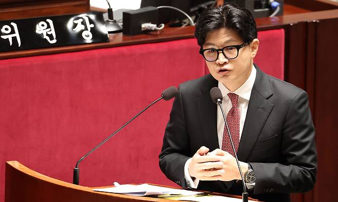 무소속 한동훈 의원. 연합