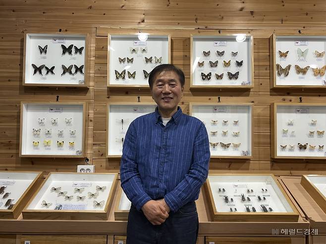 26일 이강운 소장이 강원도 횡성군 홀로세생태보존연구소에서 헤럴드경제와 인터뷰했다. 정주원 기자