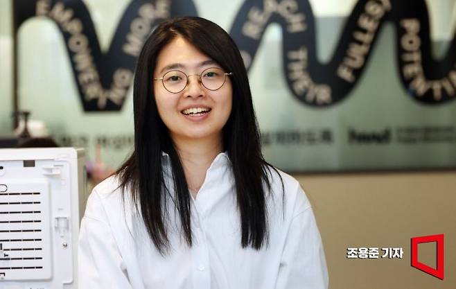 김도진 해피문데이 대표가 서울 성동구 사무실에서 아시아경제와 인터뷰 하고 있다. 조용준 기자