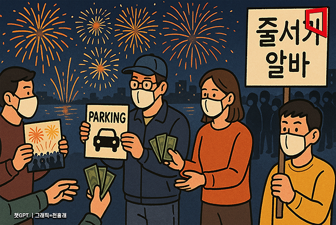 더 큰 논란을 낳고 있는 것은 누구나 무료로 이용할 수 있는 한강공원의 자리까지 돈을 받고 거래하는 행태다. 3일 온라인 중고거래 플랫폼에는 여의도 한강공원의 '명당 자리'를 40만원에 판매한다는 글이 올라왔다. 판매자가 직접 명당을 선점한 뒤 구매자에게 넘기는 방식이다. 아시아경제