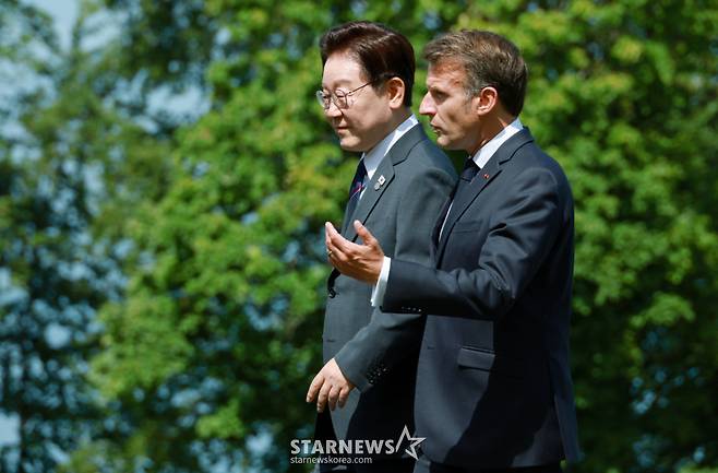 이재명 대통령과 에마뉘엘 마크롱 프랑스 대통령 /사진=뉴시스