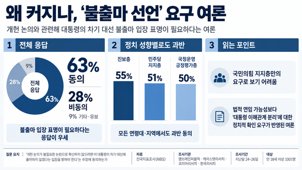 엠브레인퍼블릭·케이스탯리서치·코리아리서치·한국리서치가 지난달 24~26일 만 18세 이상 1001명을 대상으로 실시한 전국지표조사(NBS), AI 생성 이미지 /챗GPT