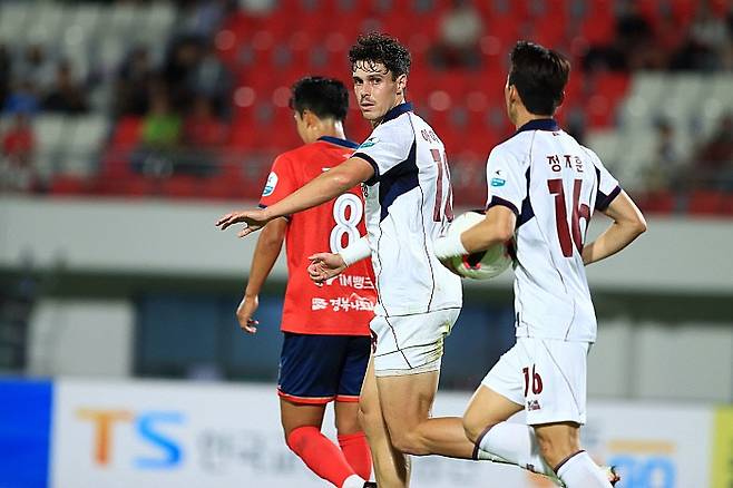 광주FC 외인 아이데일. 광주FC 제공