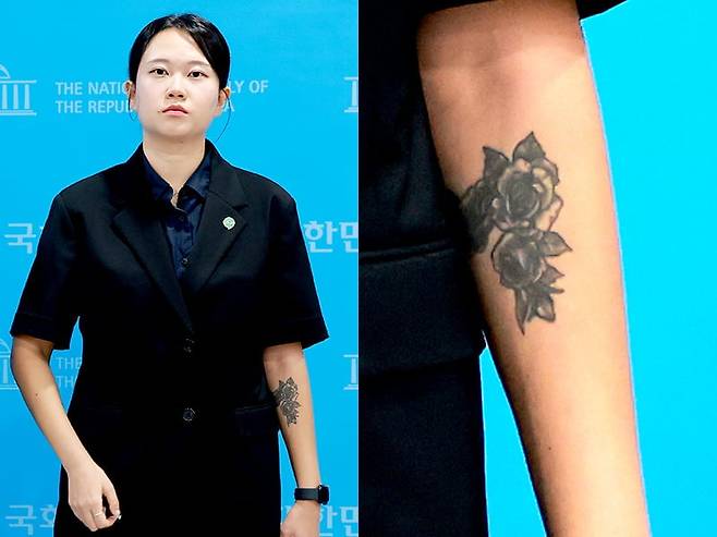 기본소득당 대변인인 김진서 최고위원. 사진=연합뉴스