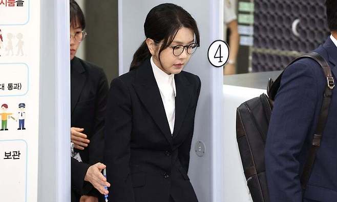 윤석열 전 대통령의 부인 김건희씨. 연합뉴스