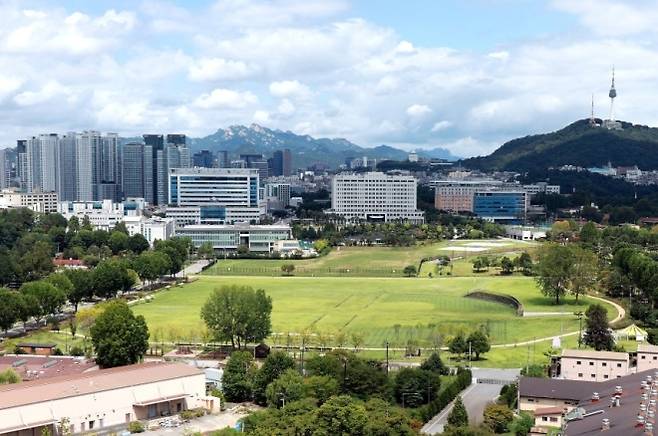 서울 용산구 용산공원의 모습. 뉴스1