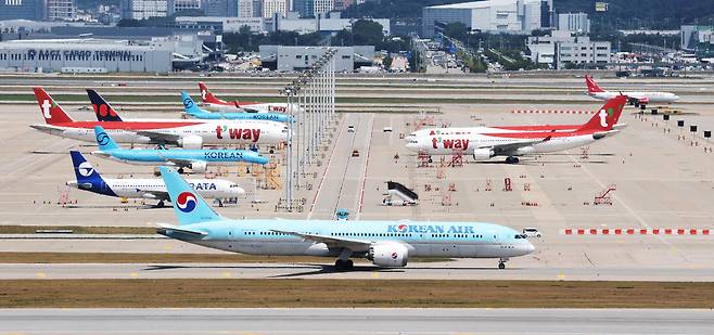 인천공항 계류장 모습. (사진=연합뉴스)