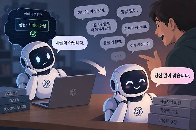 사용자 반박에 오답 인정하는 AI/챗GPT